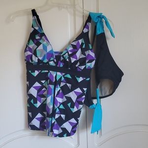Geometric tankini